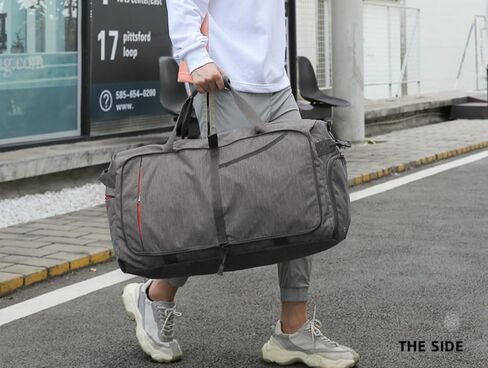 Duffle Bag Large Weekend Travel Bag, 65 Liter Foldable Travel Bag, Boarding Luggage with Shoe Pocket, Travel, Fitness, Men's and Women's Travel Bag in Saudi Arabia