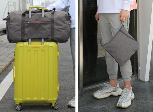 Duffle Bag Large Weekend Travel Bag, 65 Liter Foldable Travel Bag, Boarding Luggage with Shoe Pocket, Travel, Fitness, Men's and Women's Travel Bag in Saudi Arabia