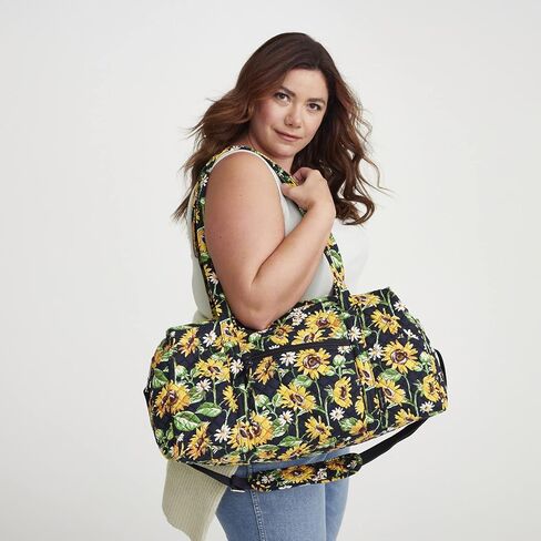 Vera Bradley Women's Cotton Medium Travel Duffle Bag in Saudi Arabia
