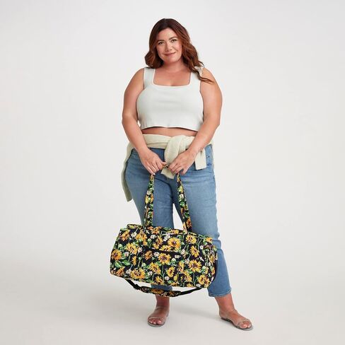 Vera Bradley Women's Cotton Medium Travel Duffle Bag in Saudi Arabia
