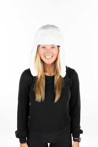 Funky Junque Winter Hats for Women Ushanka Bomber Hats Warm Puffer Trapper Hat Russian Earflaps Ski Hunting Cycling in Saudi Arabia