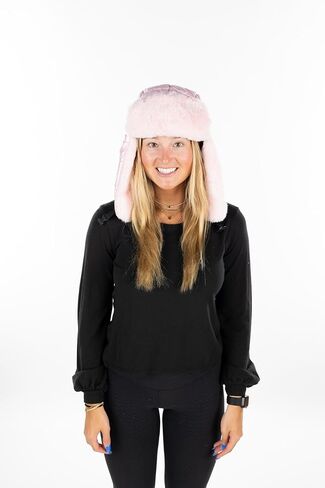 Funky Junque Winter Hats for Women Ushanka Bomber Hats Warm Puffer Trapper Hat Russian Earflaps Ski Hunting Cycling in Saudi Arabia