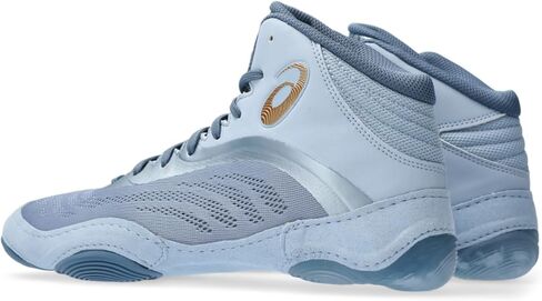 ASICS Men's Split Elite Wrestling Shoes, 10, Mist/Pure Gold in Saudi Arabia