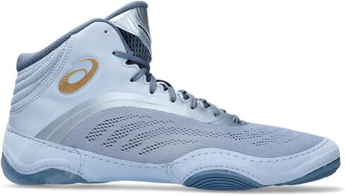 ASICS Men's Split Elite Wrestling Shoes, 10, Mist/Pure Gold in Saudi Arabia