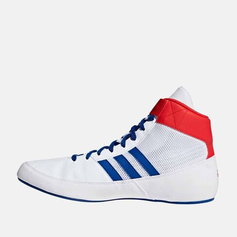 adidas Men's HVC Wrestling Shoe, White/Royal/Red, 15 in Saudi Arabia