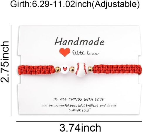 ShiQiao Spl Volleyball Tennis Football Bracelet Gifts for Men Women Boys Girls Basketball Rugby Soccer Baseball Bracelets Christmas Gift in Kuwait