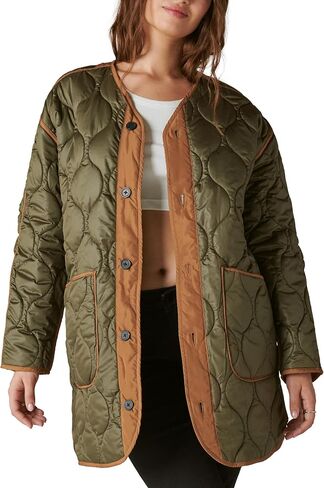 Lucky Brand Women's Reversible Shine Quilted Liner Jacket in Saudi Arabia