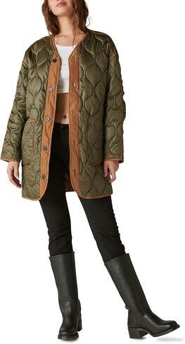 Lucky Brand Women's Reversible Shine Quilted Liner Jacket in Saudi Arabia