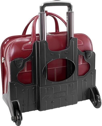 McKlein USA Berkeley 15" Leather Rolling Laptop Tote EXCLUSIVE in Kuwait