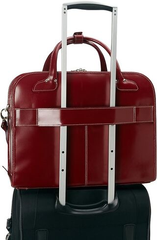 McKlein USA Berkeley 15" Leather Rolling Laptop Tote EXCLUSIVE in Kuwait