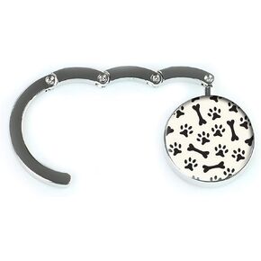 QWTGIUN Dog Paw Purse Hanger Purse Hook for Table Foldable Handbag Storage Folding Decor Table Hook in Kuwait