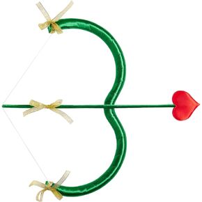 Cupid Bow and Arrow Set Valentine's Day Halloween Cupid Costume Accessories Photo Props Performance Supplies for Adults and Teens (Black, One Size) in Saudi Arabia