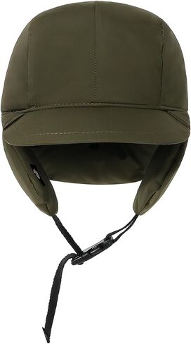 CLAPE Winter Baseball Cap Outdoor Ski Visor Beanie Hat Mens Warm Earflap Fitted Hat Trooper Trapper Hat in Saudi Arabia