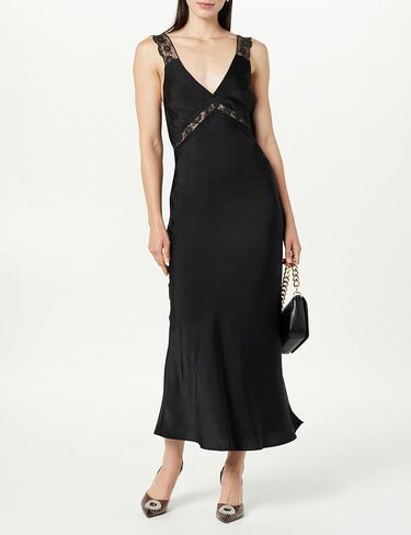 The Drop Women's Valentina Lace-Trimmed Slip Dress in Saudi Arabia