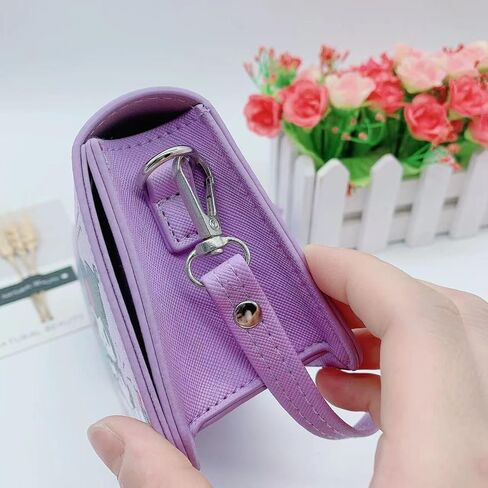 حقيبة كروس كاواي كارتونية مع حزام كتف قابل للتعديل، حقيبة يد أنمي مع إبزيم، محفظة هاتف عائلة القطط، محفظة للعملات المعدنية للنساء والفتيات والأطفال (مجموعة) in Kuwait