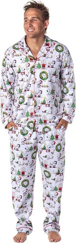 INTIMO Peanuts Charlie Brown Snoopy Button Sleep Family Christmas Pajama Set in Saudi Arabia