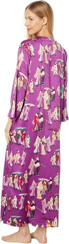 N Natori womens Geisha- Printed Satin Caftan Length 52" in Saudi Arabia