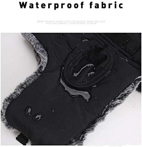 ZffXH قبعة بيسبول دافئة للشتاء للرجال والنساء، قبعة بيسبول منقوشة بوفالو مع غطاء للأذن in Kuwait