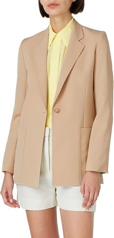 Victoria Victoria Beckham Rent the Runway Pre-Loved Beige Oversized Blazer in Saudi Arabia