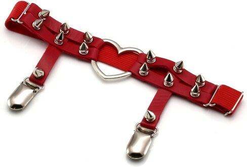 MILAKOO Adjustable Leather Leg Harness Garter Belt Punk Gothic Thigh Ring Garter in Saudi Arabia