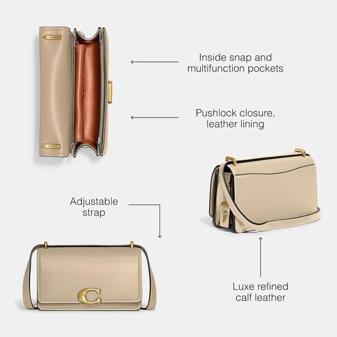 Coach Luxe Refined Calf Leather Bandit Crossbody in Saudi Arabia