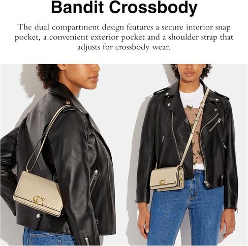 Coach Luxe Refined Calf Leather Bandit Crossbody in Saudi Arabia