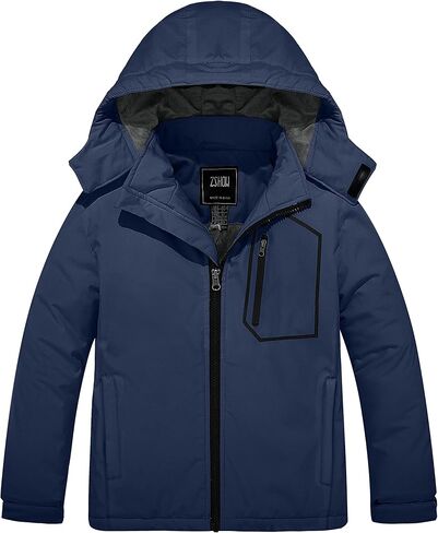 ZSHOW سترة تزلج مضادة للماء للأولاد في الهواء الطلق معطف شتوي دافئ مقاوم للرياح معطف المطر معطف الثلج in Kuwait