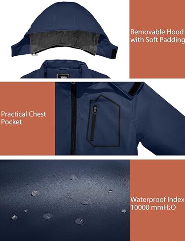 ZSHOW سترة تزلج مضادة للماء للأولاد في الهواء الطلق معطف شتوي دافئ مقاوم للرياح معطف المطر معطف الثلج in Kuwait