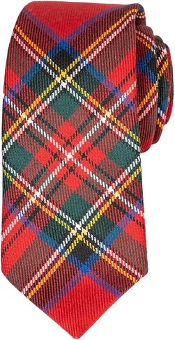Briomhar Tartan Wool Plaid Neck Tie for Men in Saudi Arabia