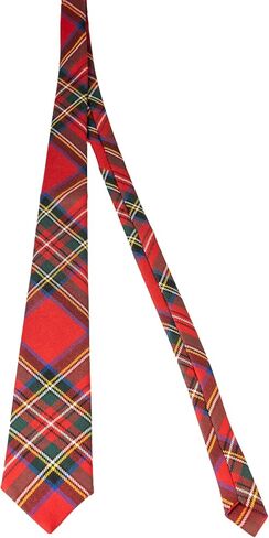 Briomhar Tartan Wool Plaid Neck Tie for Men in Saudi Arabia