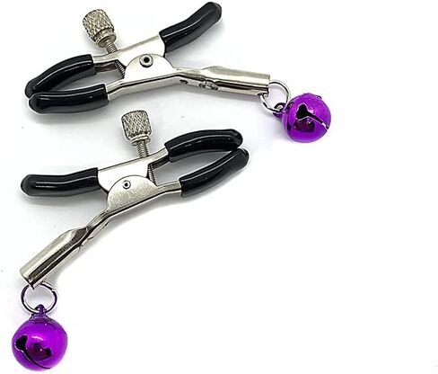 مشابك حلمة معدنية قابلة للتعديل من Lendplex، مشبك ترفيهي مع مبرد جرس للنساء، حلمات غير ثقبية، مشبك على حلقات الحلمة، مشبك زخرفي لإكسسوارات الملابس مع مشابك زنبركية in Kuwait