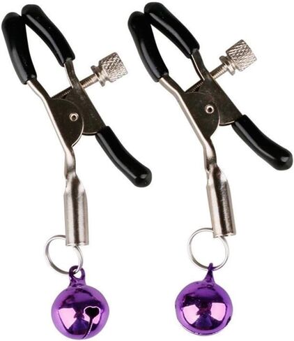 مشابك حلمة معدنية قابلة للتعديل من Lendplex، مشبك ترفيهي مع مبرد جرس للنساء، حلمات غير ثقبية، مشبك على حلقات الحلمة، مشبك زخرفي لإكسسوارات الملابس مع مشابك زنبركية in Kuwait