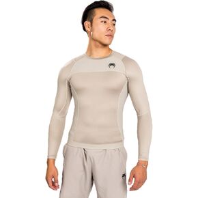 Venum Men's G-fit Air Rashguard Longsleeve-Sand in Saudi Arabia