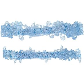 Holibanna زوج واحد من أحزمة أربطة الزفاف على شكل زهرة والفخذ من الدانتيل وحلقة الساق على شكل زهور لحفلات الزفاف in Kuwait