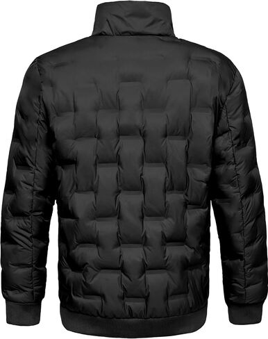 Little Donkey Andy Men's Puffer Warm Jacket Windproof Winter Coat with Recycled Insulation in Saudi Arabia