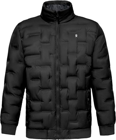 Little Donkey Andy Men's Puffer Warm Jacket Windproof Winter Coat with Recycled Insulation in Saudi Arabia