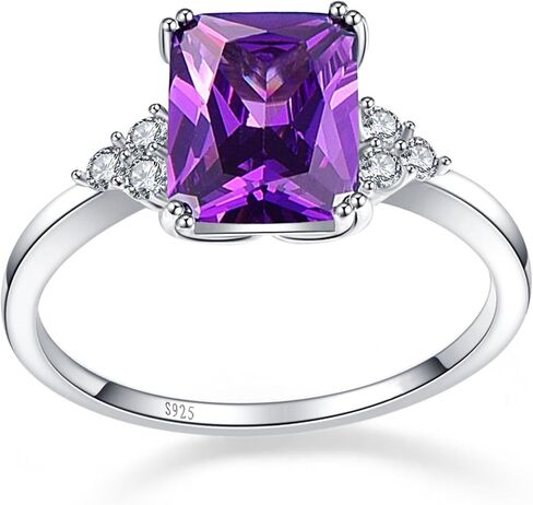 Yaresul 8x10mm مقلد المرأة خاتم الزمرد 925 الفضة الاسترليني الزمرد خاتم الخطوبة الزمرد قطع مايو خواتم جوهرة للأمهات عيد الحب عيد الشكر الحجم 5-10 in Kuwait