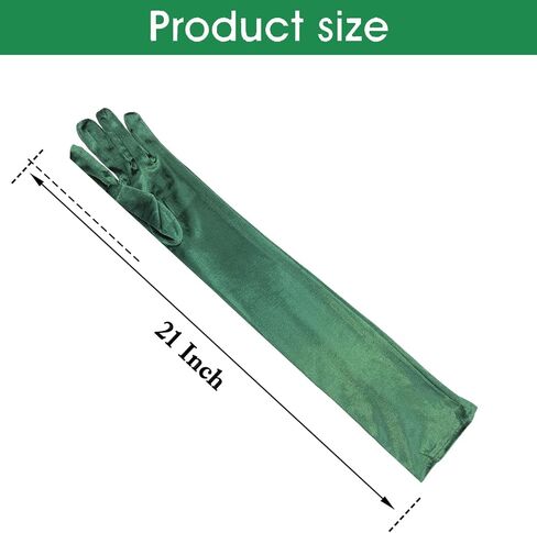 YWAOAIJD 2 Pairs Long Opera Velvet Party Gloves 1920s Flapper Accessories for Women Wedding Evening Velvet Elbow Gloves in Saudi Arabia