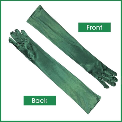 YWAOAIJD 2 Pairs Long Opera Velvet Party Gloves 1920s Flapper Accessories for Women Wedding Evening Velvet Elbow Gloves in Saudi Arabia