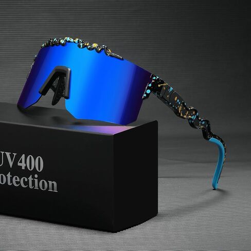 Isoulblink حجمين الاستقطاب النظارات الشمسية الدراجات UV400 للبالغين الشباب بنين بنات أطفال الرجال النساء نظارات بيسبول خارجية in Kuwait