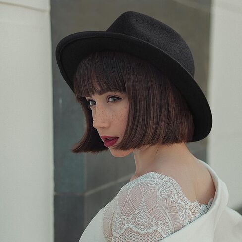 Open Road Hat Fedora Hat Pure Wool Felt Hat Vintage Rancher Hat Airway Vented Panama Hats for Men Women in Kuwait