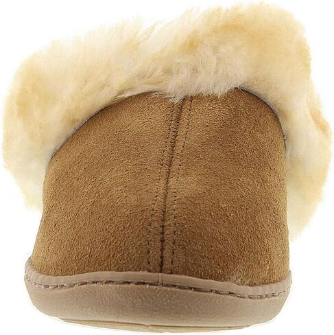Minnetonka Women's Suede Sheepskin Mule Slipper in Kuwait
