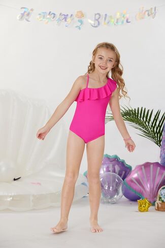 GRACE KARIN Girls Swimsuit with Skirt One Piece Bathing Suit Swimwear 6-14Y in Saudi Arabia