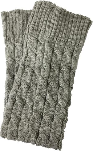 F.C. Fashion Culture Women's Cable Knit Ribbed Leg Warmers Boot Toppers in Saudi Arabia
