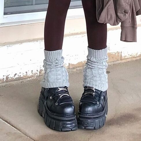 F.C. Fashion Culture Women's Cable Knit Ribbed Leg Warmers Boot Toppers in Saudi Arabia