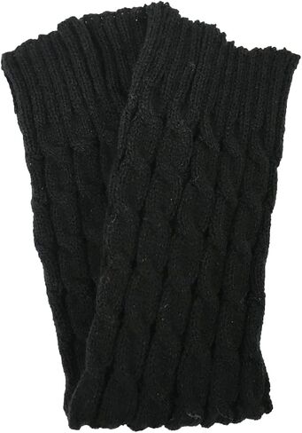 F.C. Fashion Culture Women's Cable Knit Ribbed Leg Warmers Boot Toppers in Saudi Arabia