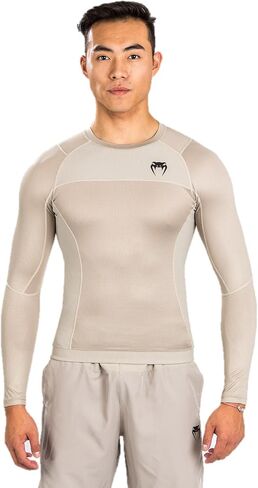 Venum Men's G-fit Air Rashguard Longsleeve-Sand in Saudi Arabia