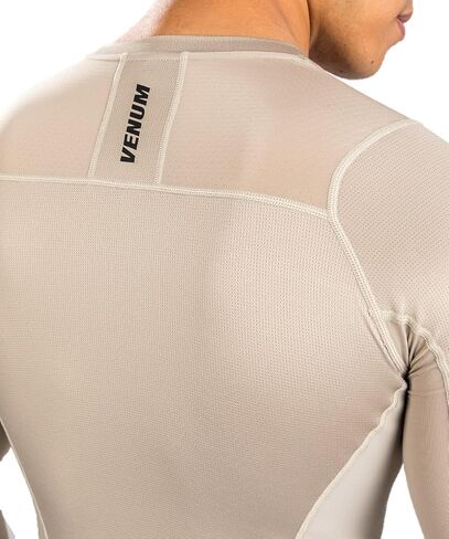 Venum Men's G-fit Air Rashguard Longsleeve-Sand in Saudi Arabia