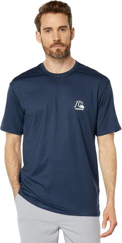 Quiksilver Men's Standard Heritage Heather Ss Short Sleeve Surf Tee Shirt Rashguard in Saudi Arabia