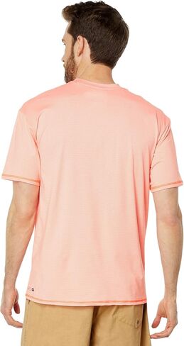 Quiksilver Men's Standard Heritage Heather Ss Short Sleeve Surf Tee Shirt Rashguard in Saudi Arabia